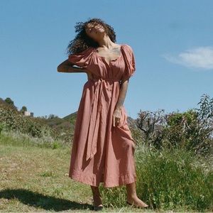 NWT Doen Juno Dress in Tierra, XXS